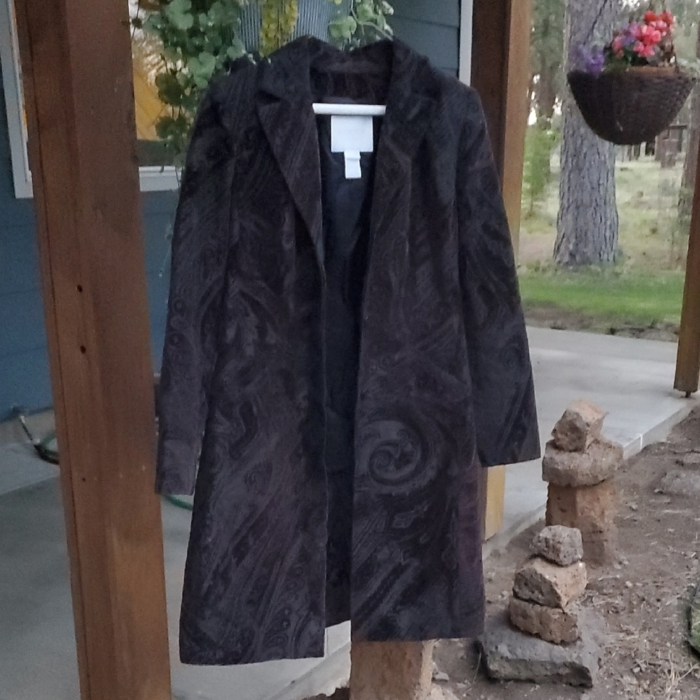 Votre Nom Black Trench Coat